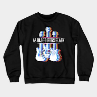 AS BLOOD RUNS BLACK BAND Crewneck Sweatshirt